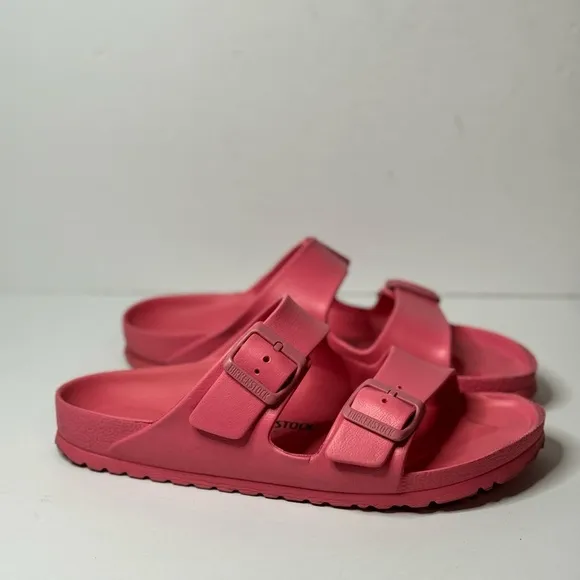 Birkenstock Arizona Eva Narrow Shoes Size 41 Coral-Pink