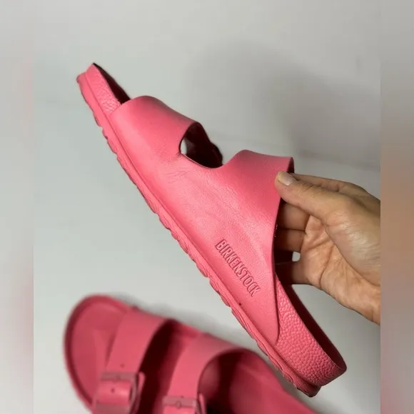 Birkenstock Arizona Eva Narrow Shoes Size 41 Coral-Pink