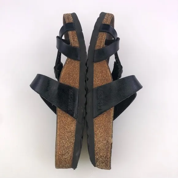 Birkenstock Black Slip On Sandal Shoes Size 5