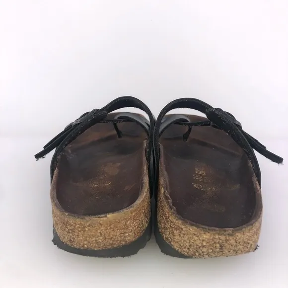 Birkenstock Black Slip On Sandal Shoes Size 5