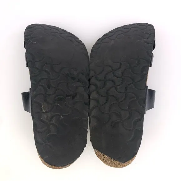Birkenstock Black Slip On Sandal Shoes Size 5