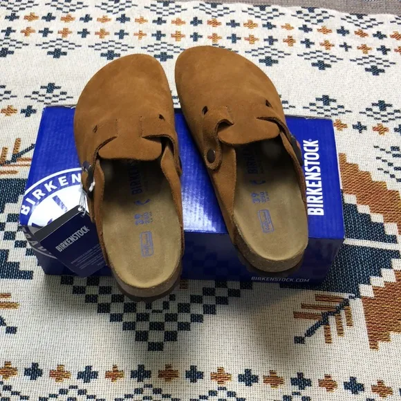 🏄🏼‍♀️Birkenstock Boston 🏄🏼‍♀️Mink Fashion Casual Sandals-Narrow