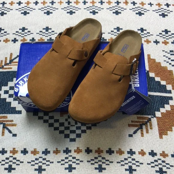 🏄🏼‍♀️Birkenstock Boston 🏄🏼‍♀️Mink Fashion Casual Sandals-Narrow