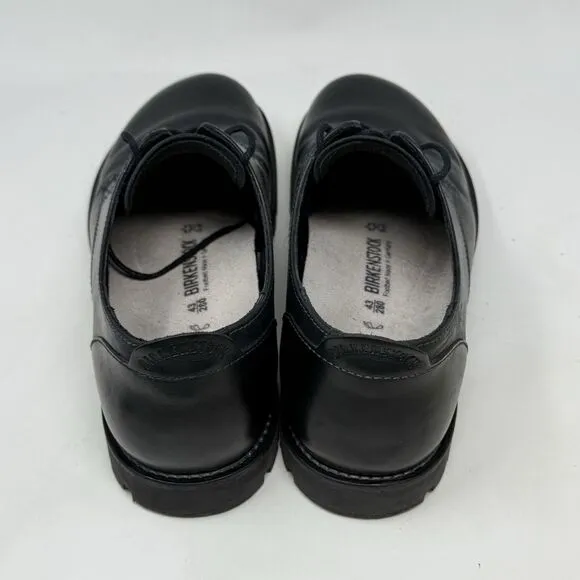 Birkenstock Gilford Low Derby Mens 10 EU 43 Black Leather Casual Preppy Shoes