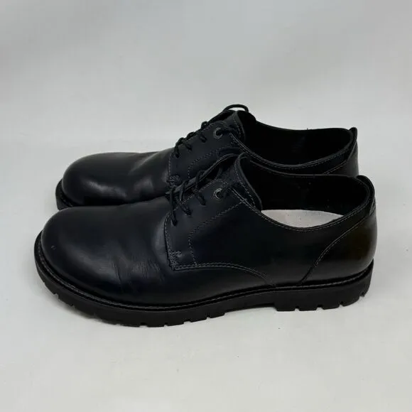 Birkenstock Gilford Low Derby Mens 10 EU 43 Black Leather Casual Preppy Shoes
