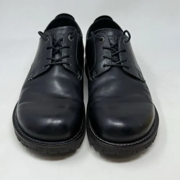 Birkenstock Gilford Low Derby Mens 10 EU 43 Black Leather Casual Preppy Shoes