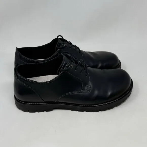 Birkenstock Gilford Low Derby Mens 10 EU 43 Black Leather Casual Preppy Shoes