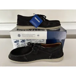Birkenstock Pasadena III Suede Leather Black Moc-Toe Shoe Men’s 12 /EU 45