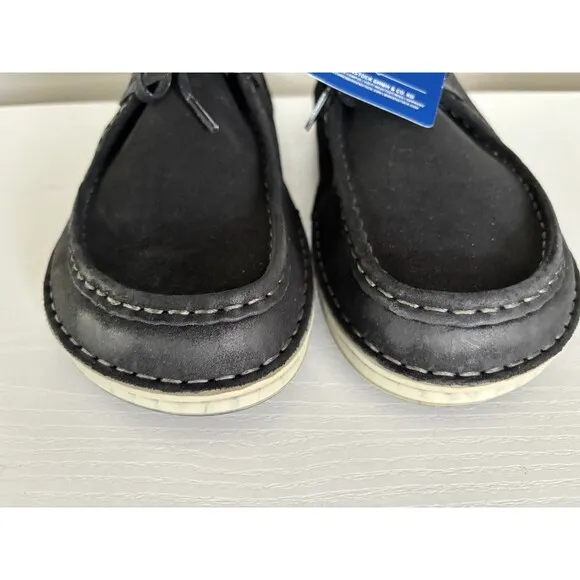 Birkenstock Pasadena III Suede Leather Black Moc-Toe Shoe Men’s 12 /EU 45