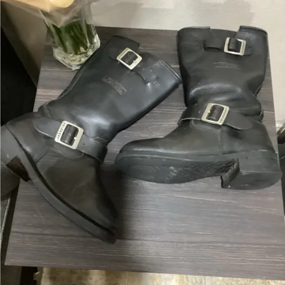 Black x element men leather boots