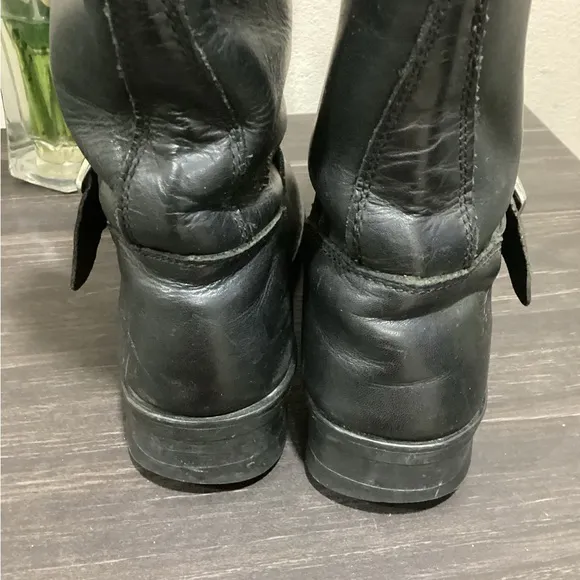 Black x element men leather boots