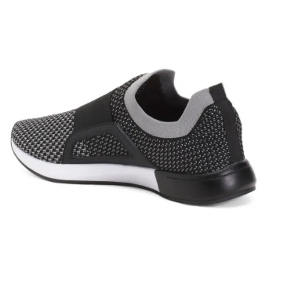 Blondo Men’s Black &amp; Gray Ezra Waterproof Knit Slip-On Shoes Size 11 Sneakers