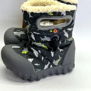 BOGS - B-Moc Sharks Kid's Snow Boots Infants Size 4 Winter Snow Outdoors