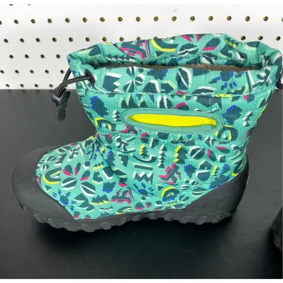 Bogs B Moc Snow Adventure Kid's Winter Boots Turquoise Multi size 4Y