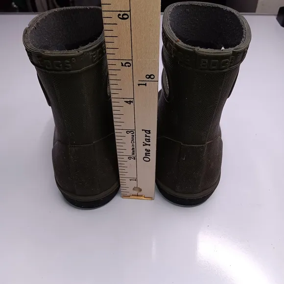 Bogs Green Rain &amp; Snow Boots with Durable Rubber Sole