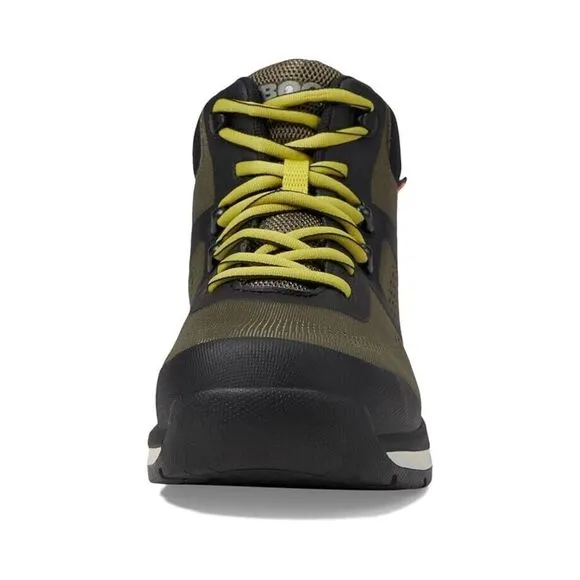Bogs Sandstone Knit Mid TR Women 8 Green Composite Safety Toe Work Shoes ZPO2180