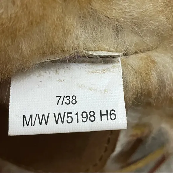 Born Sheep Skin Leather Shearling Chestnut Nome Tall Boots