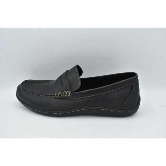 Born Mens Size 9 Simon II Black Penny Loafer Driver Slip on Shoes