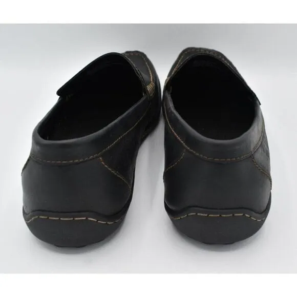 Born Mens Size 9 Simon II Black Penny Loafer Driver Slip on Shoes