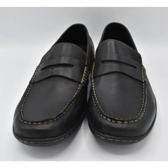 Born Mens Size 9 Simon II Black Penny Loafer Driver Slip on Shoes