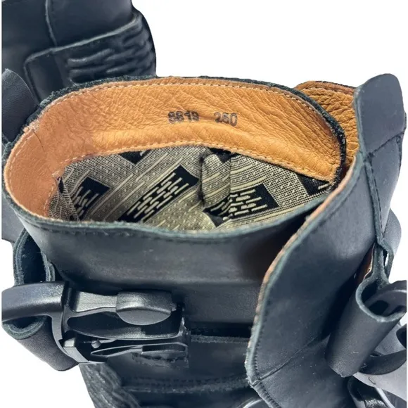 Boseton Goth Leather Boots Women’s 10 Men’s 8  Quality Leather Biker