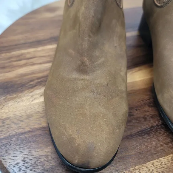 Botines Charro Quiroz Boots Leather Handcrafted Size 26 Mexico/ US 9