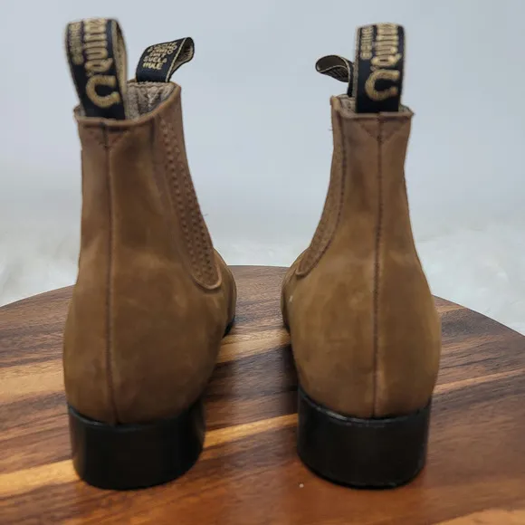 Botines Charro Quiroz Boots Leather Handcrafted Size 26 Mexico/ US 9