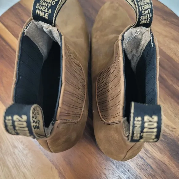 Botines Charro Quiroz Boots Leather Handcrafted Size 26 Mexico/ US 9