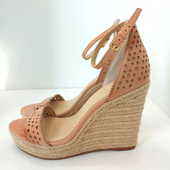 Botkier Jamie Leather Wedge Sandals NEW, Size‎ 10