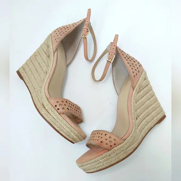 Botkier Jamie Leather Wedge Sandals NEW, Size‎ 10