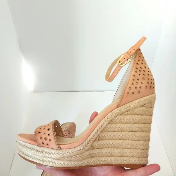 Botkier Jamie Leather Wedge Sandals NEW, Size‎ 10
