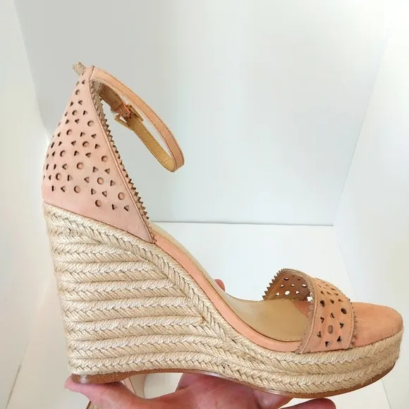 Botkier Jamie Leather Wedge Sandals NEW, Size‎ 10