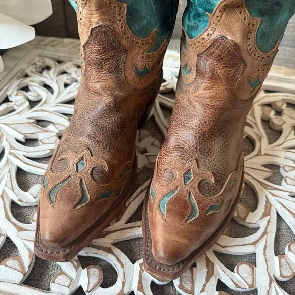 Boulet Western Cowboy Boots Women’s 6.5