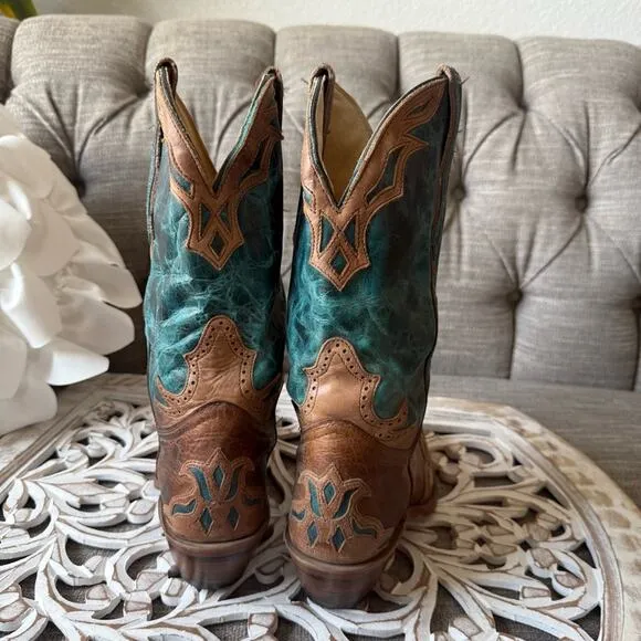 Boulet Western Cowboy Boots Women’s 6.5