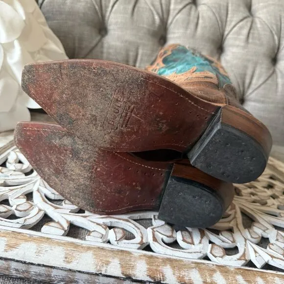 Boulet Western Cowboy Boots Women’s 6.5