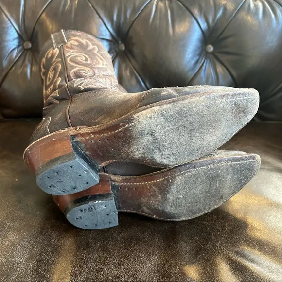 Boulet women’s cowboy boots brown size 6.5