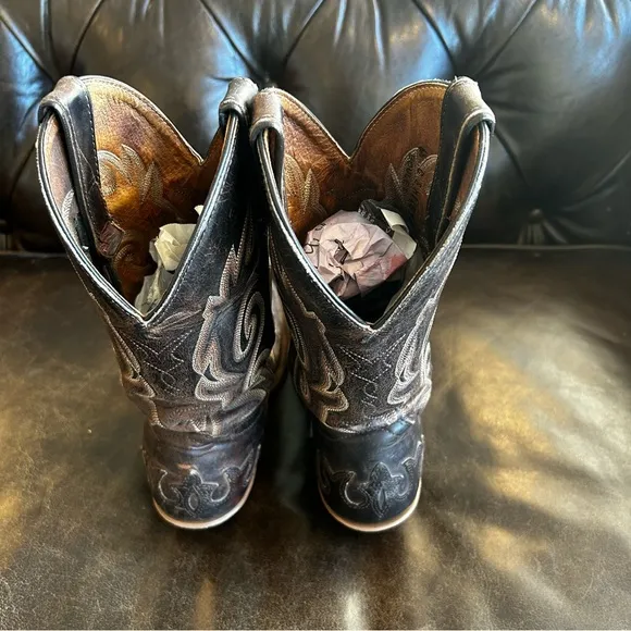 Boulet women’s cowboy boots brown size 6.5