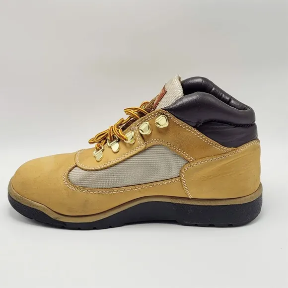 Boy’s Timberland Field Boots Wheat Nubuck