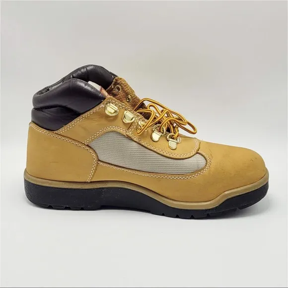 Boy’s Timberland Field Boots Wheat Nubuck
