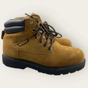 Brahma Bravo‎ Waterproof Steel Toe Work Boots Mens 8.5 Suede Genuine Leather