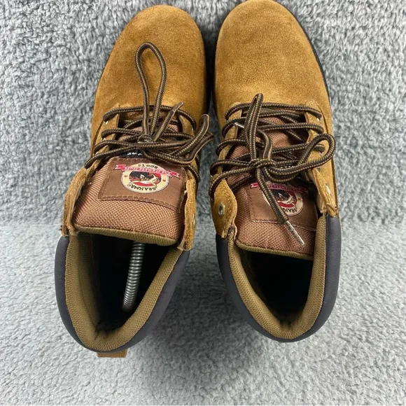 Brahma Bravo‎ Waterproof Steel Toe Work Boots Mens 8.5 Suede Genuine Leather