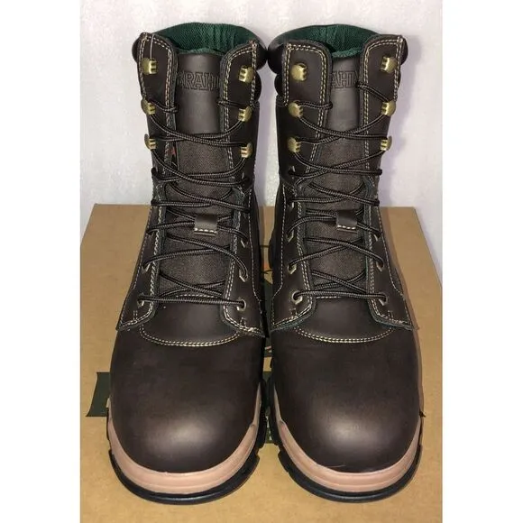 Brahma Men's Koa Brown 8&quot; Steel Toe Work Boots Size 8.5 New In The Box