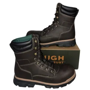 Brahma Men's Koa Brown 8&quot; Steel Toe Work Boots Size 8.5 New In The Box
