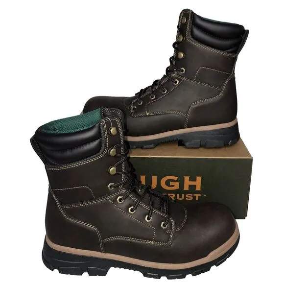 Brahma Men's Koa Brown 8&quot; Steel Toe Work Boots Size 8.5 New In The Box