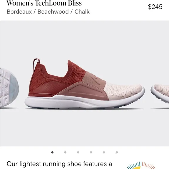 Brand new - APL Women's Cedar/bleached pink/ivory Athletic Shoes