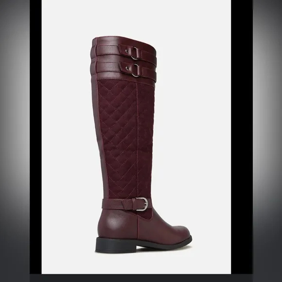 Brand new Shoe dazzle Cheyenne mixed material boots