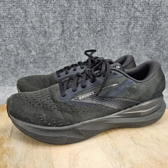Brooks Adrenaline GTS 24 Mens Size 11 Black Athletic Running Shoes 1104371D020
