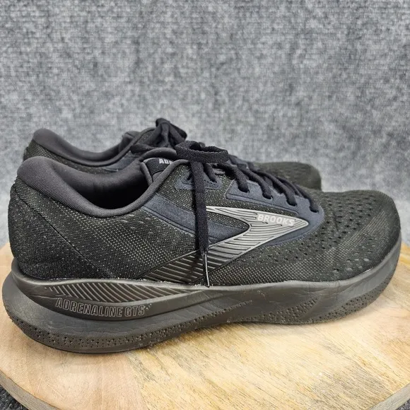 Brooks Adrenaline GTS 24 Mens Size 11 Black Athletic Running Shoes 1104371D020
