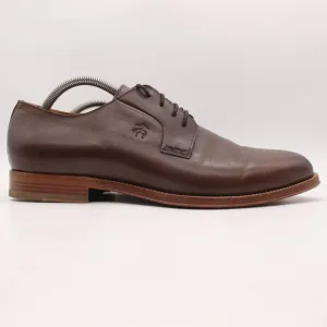 Brooks Brothers 1818 Men's Size 10.5 Brown Brown Leather Oxford Plain Toe Shoes