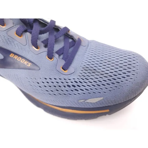 Brooks Ghost 15 Shoes Blue Sneakers Athletic Running Mens Size 12 D